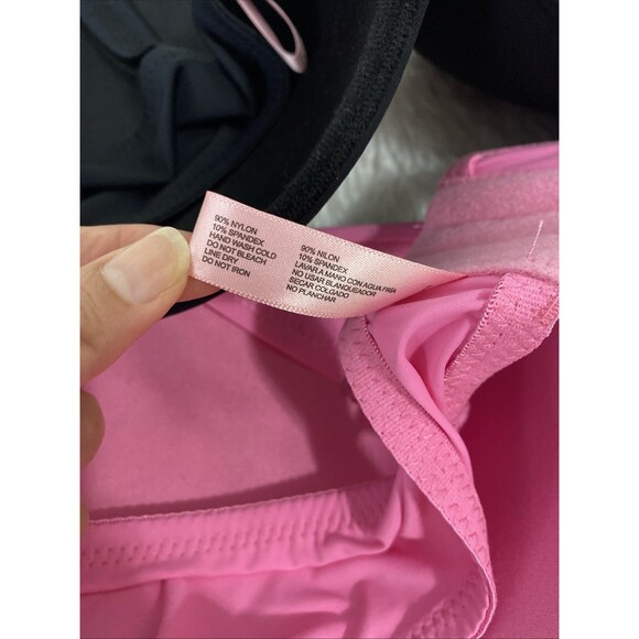 Juicy Couture Bra Size 40D 3 Pack Pink Black Gray Logo Print Underwire Confort - Picture 10 of 13